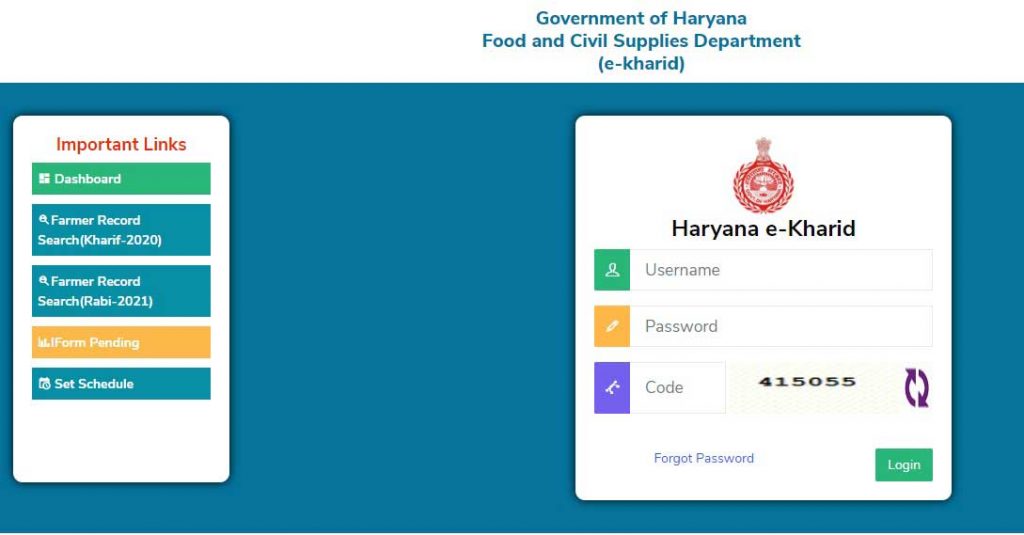 ekharid haryana gov in Farmer Schedule
