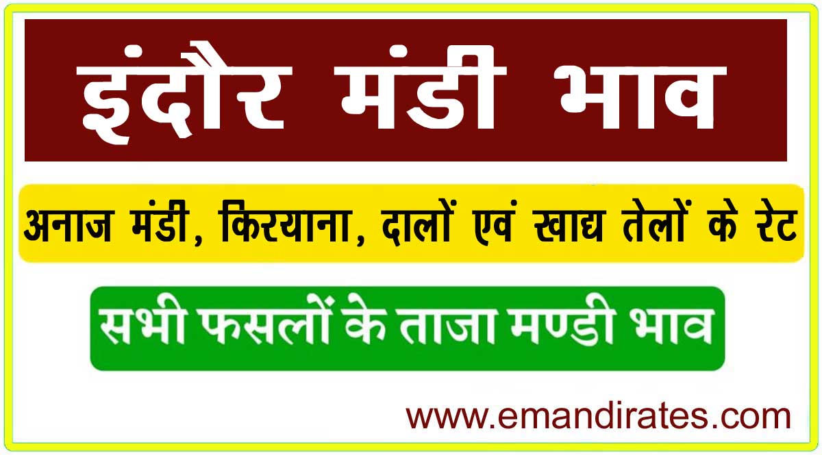 Indore Mandi Bhav Today