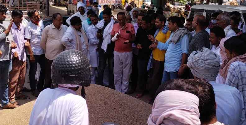 भादरा मंडी में ग्वार की लाइव बोली टुडे
