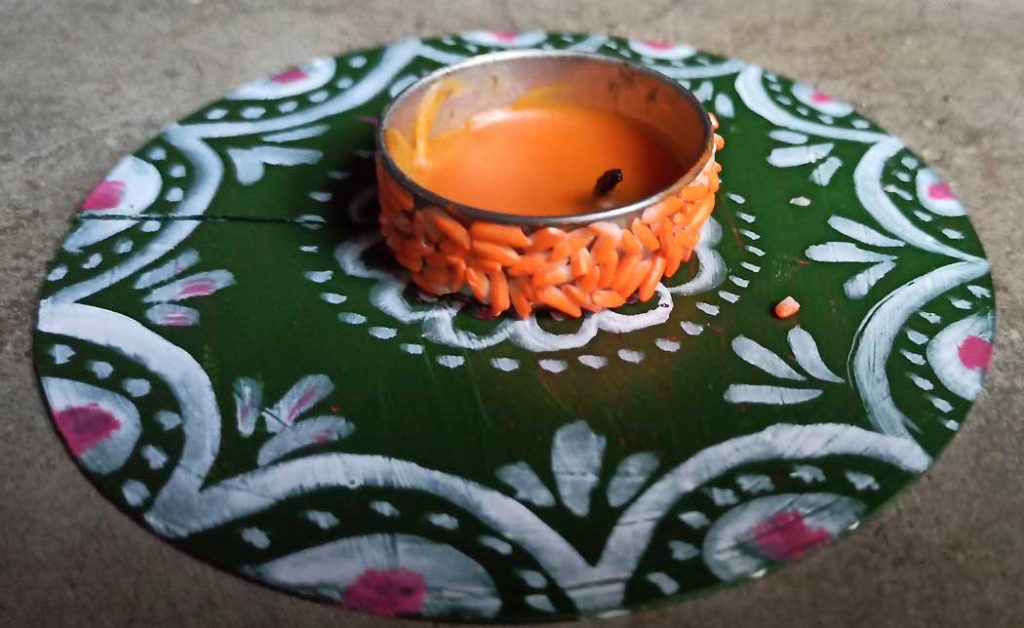 Make best of waste with old CDs for diwali decoration