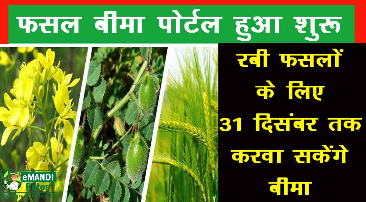 PMFBY rabi crops insurance for 2021-22