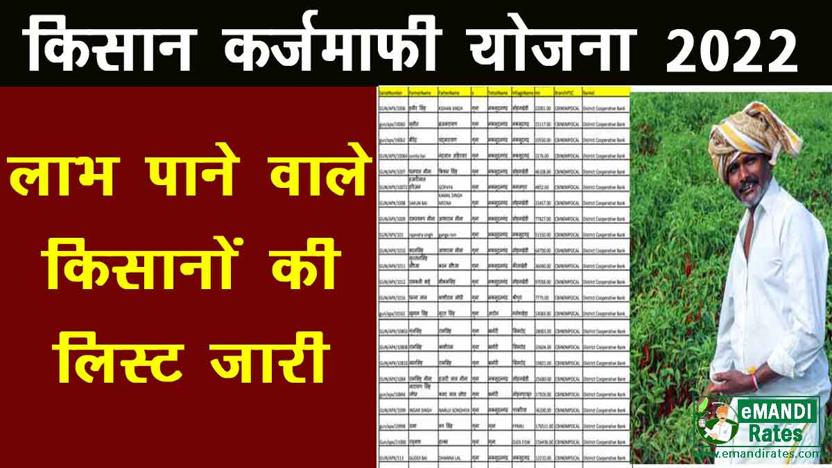 Kisan Karj Mafi List Online 2022