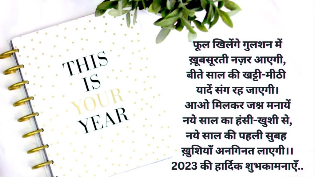 Happy New Year Wishes in Hindi