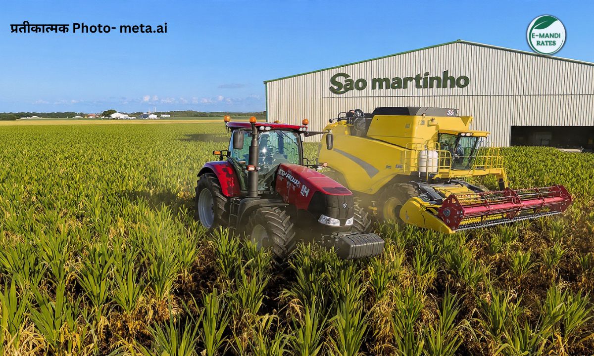 Sao Martinho Ethanol Tractor In Brazil