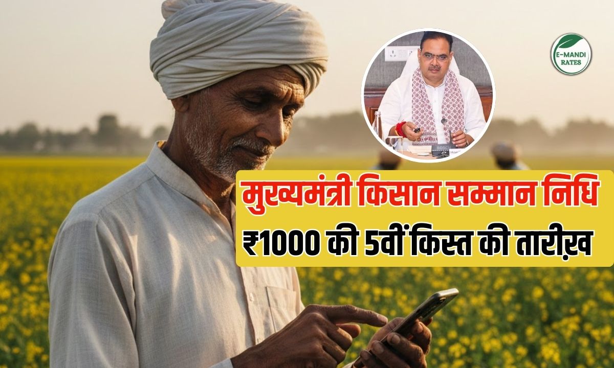 CM Kisan Yojana 5th Installment Date