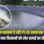 खेत तलाई योजना 2025: 90% सब्सिडी पर बनवाएं तालाब, जानिए कब और कैसे मिलेगा पैसा
