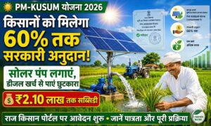 किसानों के लिए खुशखबरी! सौर ऊर्जा पंप पर ₹2.10 लाख सरकारी सहायता, देखें पूरी प्रक्रिया | PM-KUSUM