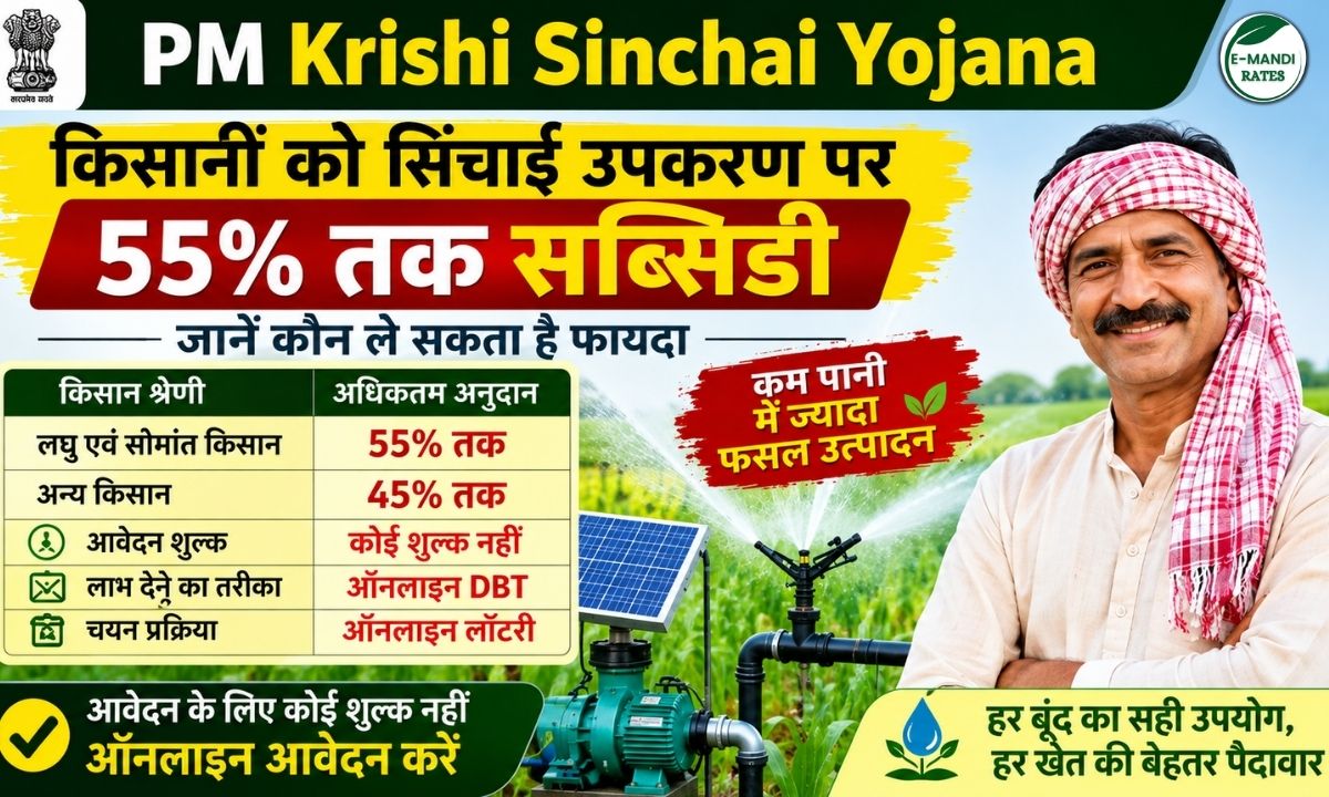 PM Krishi Sinchai Subsidy Yojana in MP