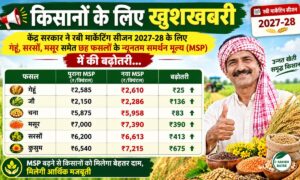 रबी फसलों का MSP बढ़ा… गेहूं में 25, सरसों में 413 और कुसुम में 675 रुपये की बढ़ोतरी