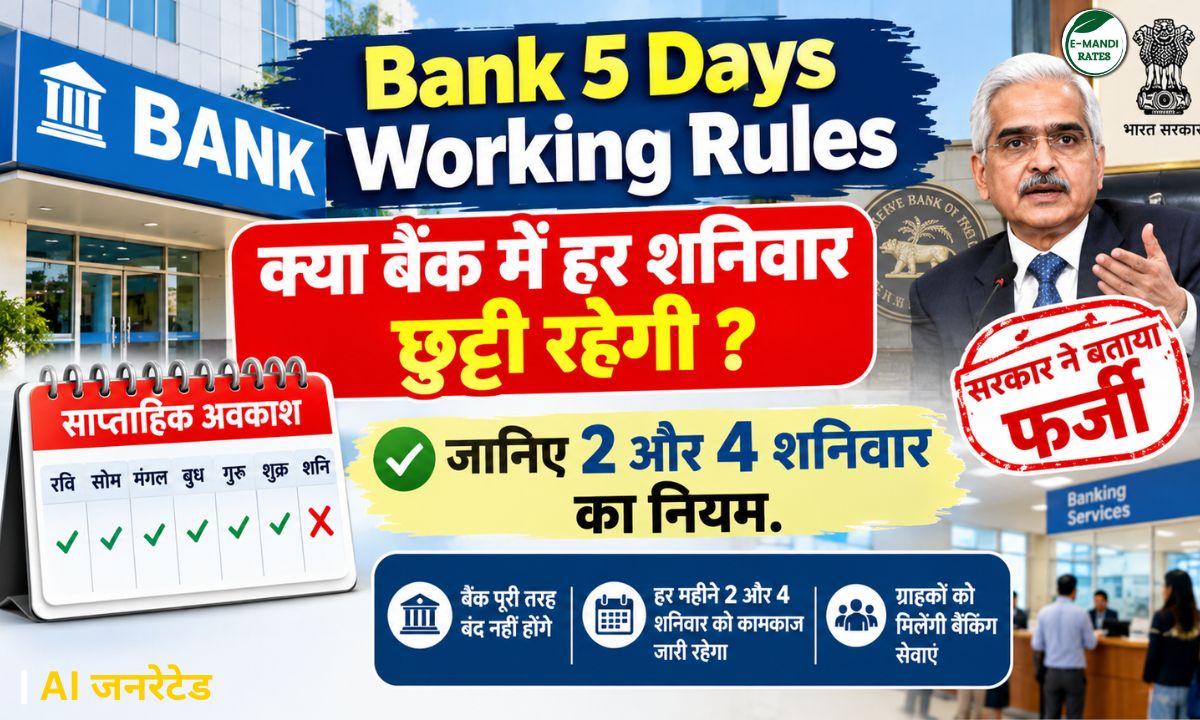 Bank 5 Days Working Rules