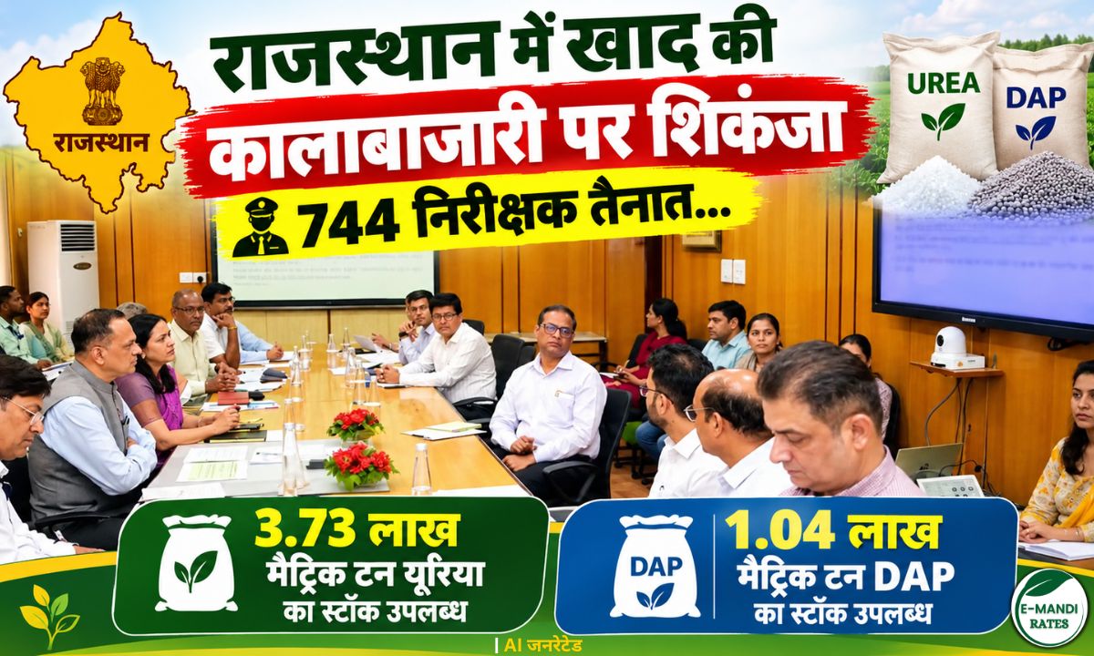 Crackdown on fertilizer hoarding and black marketing in Rajasthan