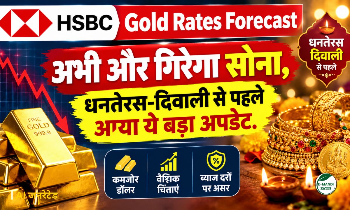 HSBC cuts its 2026 average gold price forecast to USD 4,490/oz