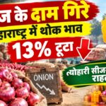 प्याज के दाम गिरे, महाराष्ट्र में थोक भाव 13% टूटा... त्योहारी सीजन में राहत