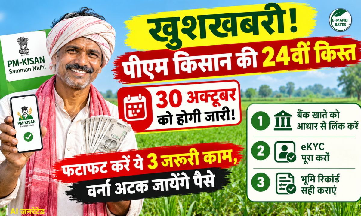 PM Kisan 24th Instalment released Date