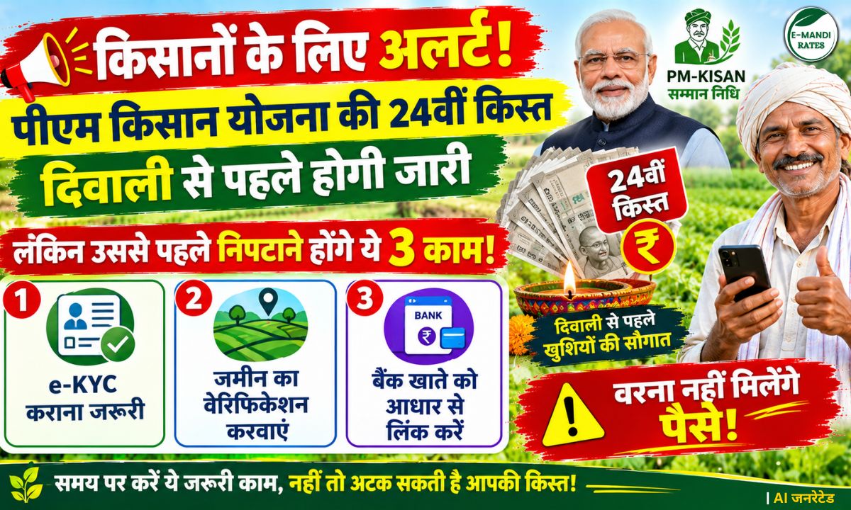 PM Kisan 24th installment Update