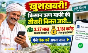 किसान ऋण माफी की तीसरी किस्त जारी… 3.27 लाख किसानों के खाते में पहुंचे 3,161 करोड़