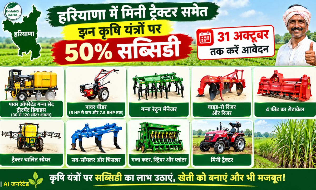 Sugarcane Machinery Subsidy in Haryana