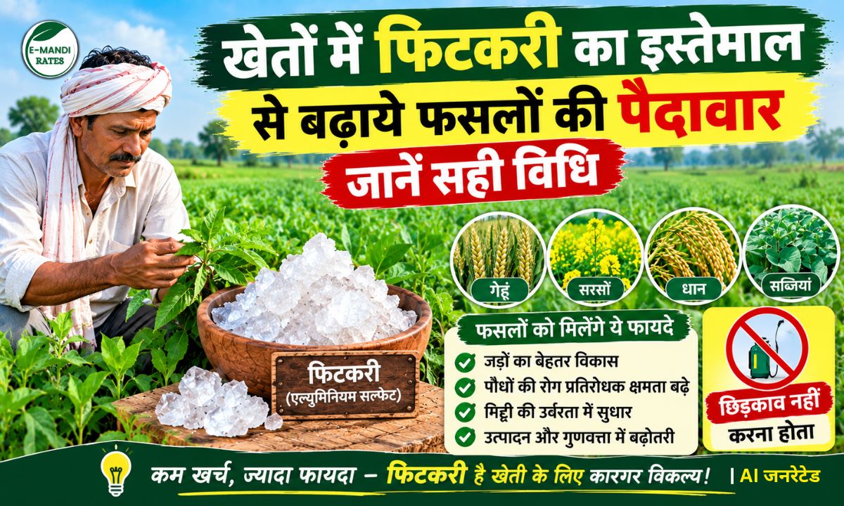 kheton mein fitkari ka istemaal kaise karen? jaane sahi vidhi
